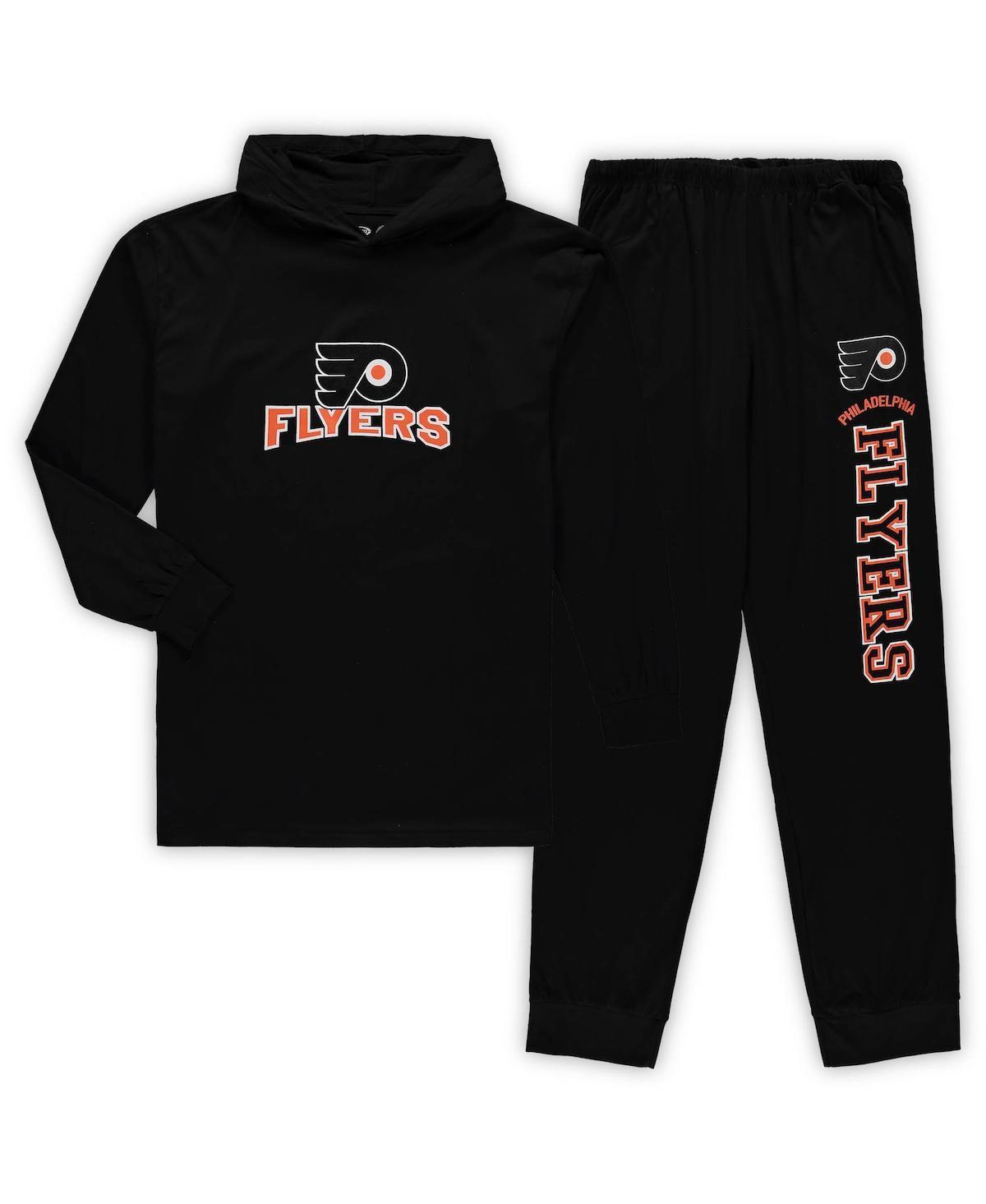 Mens Concepts Sport Philadelphia Flyers Big & Tall Pullover Hoodie & Joggers Sleep Set Product Image