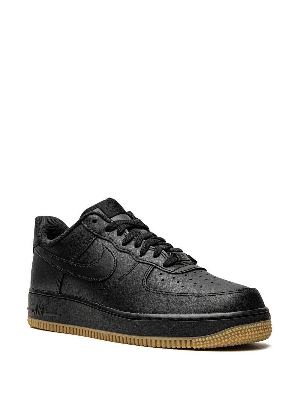 NIKE Air Force 1 Low '07 "black Gum" Sneakers Product Image