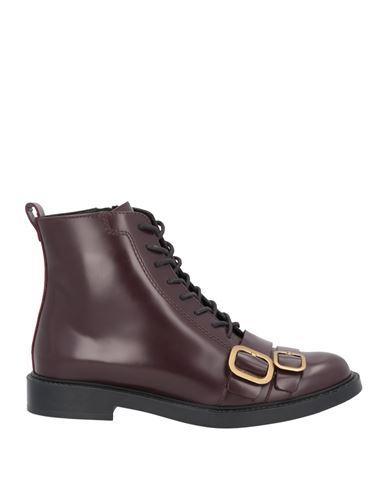 TOD'S Lace-up Leather Boot In Brown Product Image