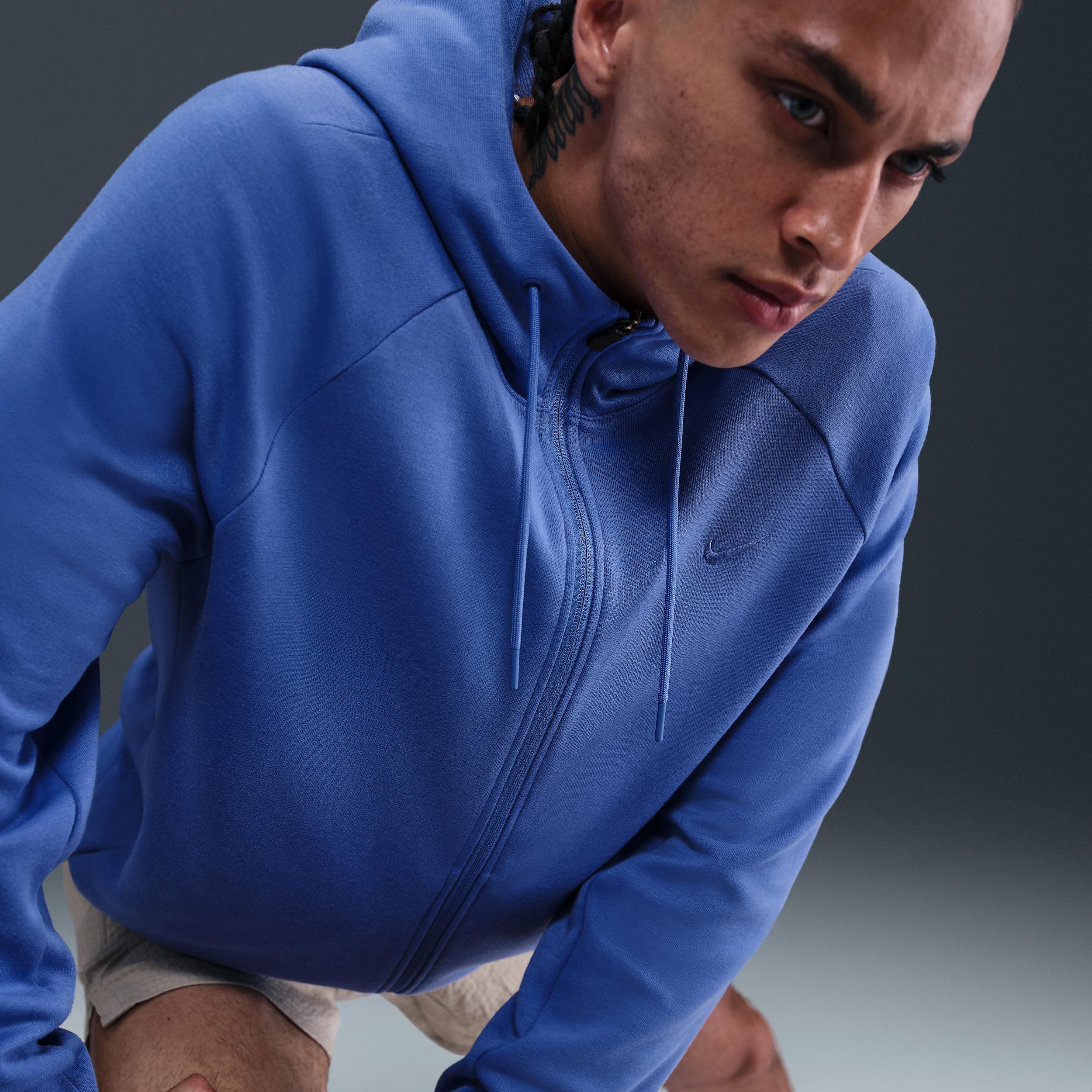Nike Men's Primary Fleece Dri-FIT UV Full-Zip Performance Hoodie Product Image