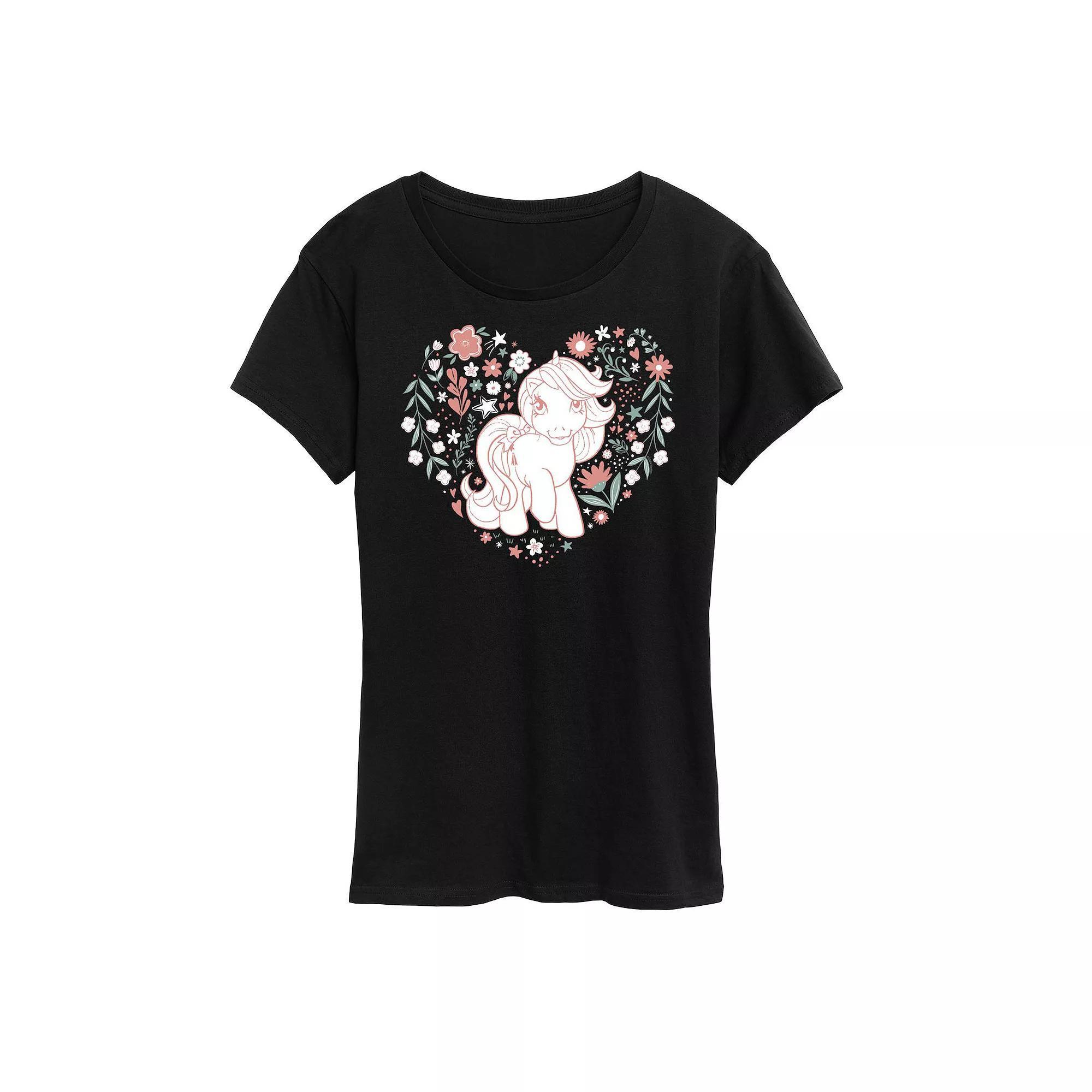 Women's My Little Pony Spring Heart Graphic Tee,  Product Image