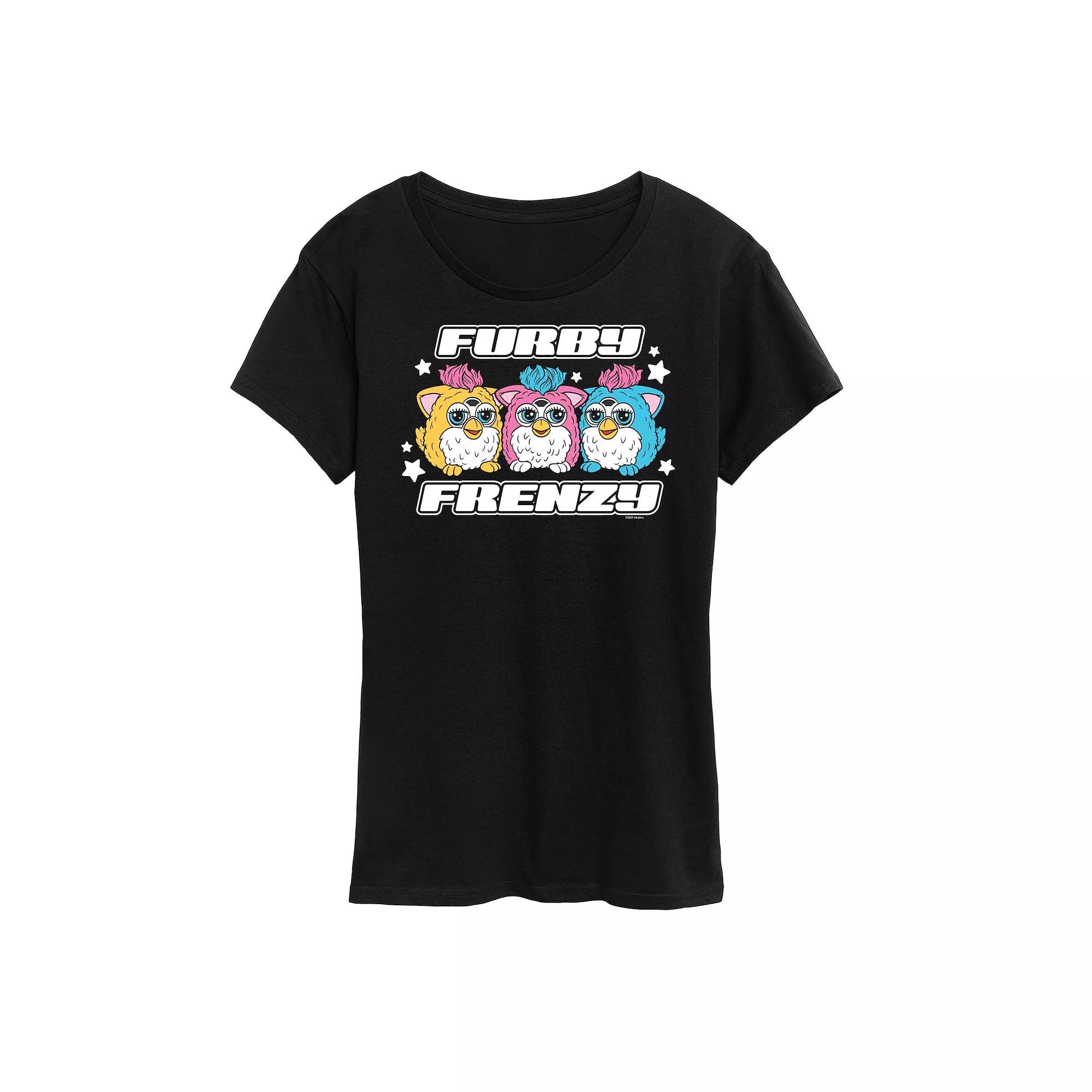 Women's Furby Frenzy Graphic Tee, Size: XL, Heather Grey Product Image