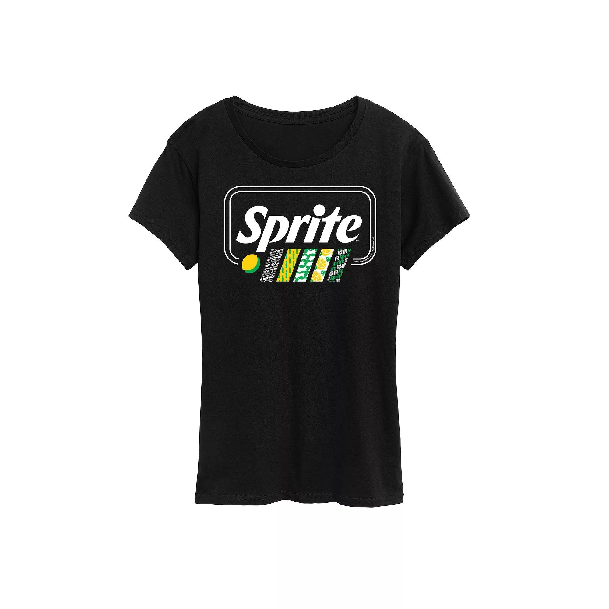 Women's Sprite Pattern Stripes Graphic Tee,  Product Image