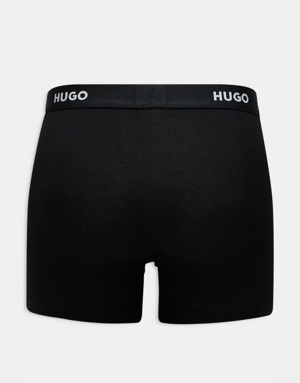 HUGO Bodywear 3-pack boxer briefs in black Product Image