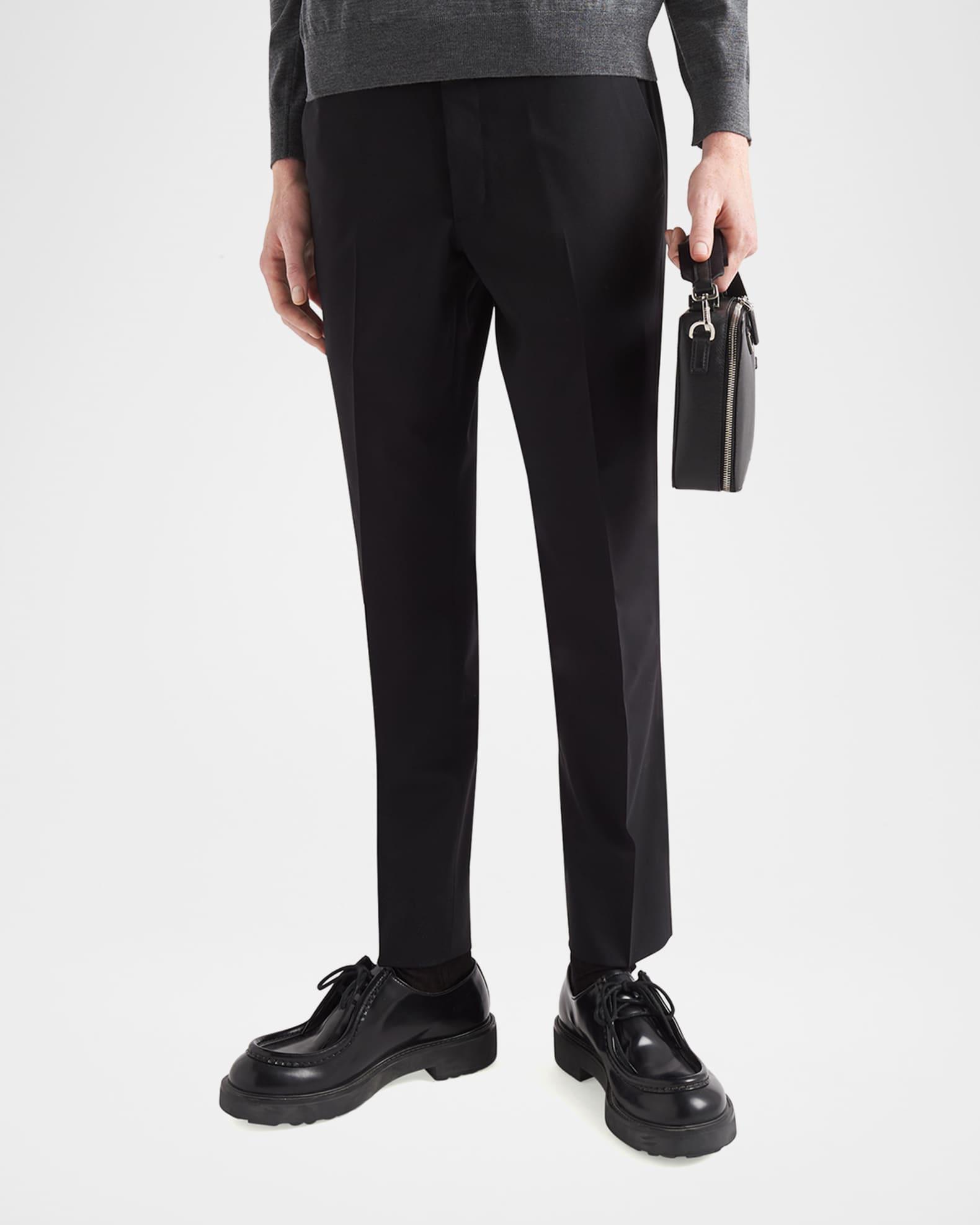 Men's Slim Stretch-Wool Pants Product Image