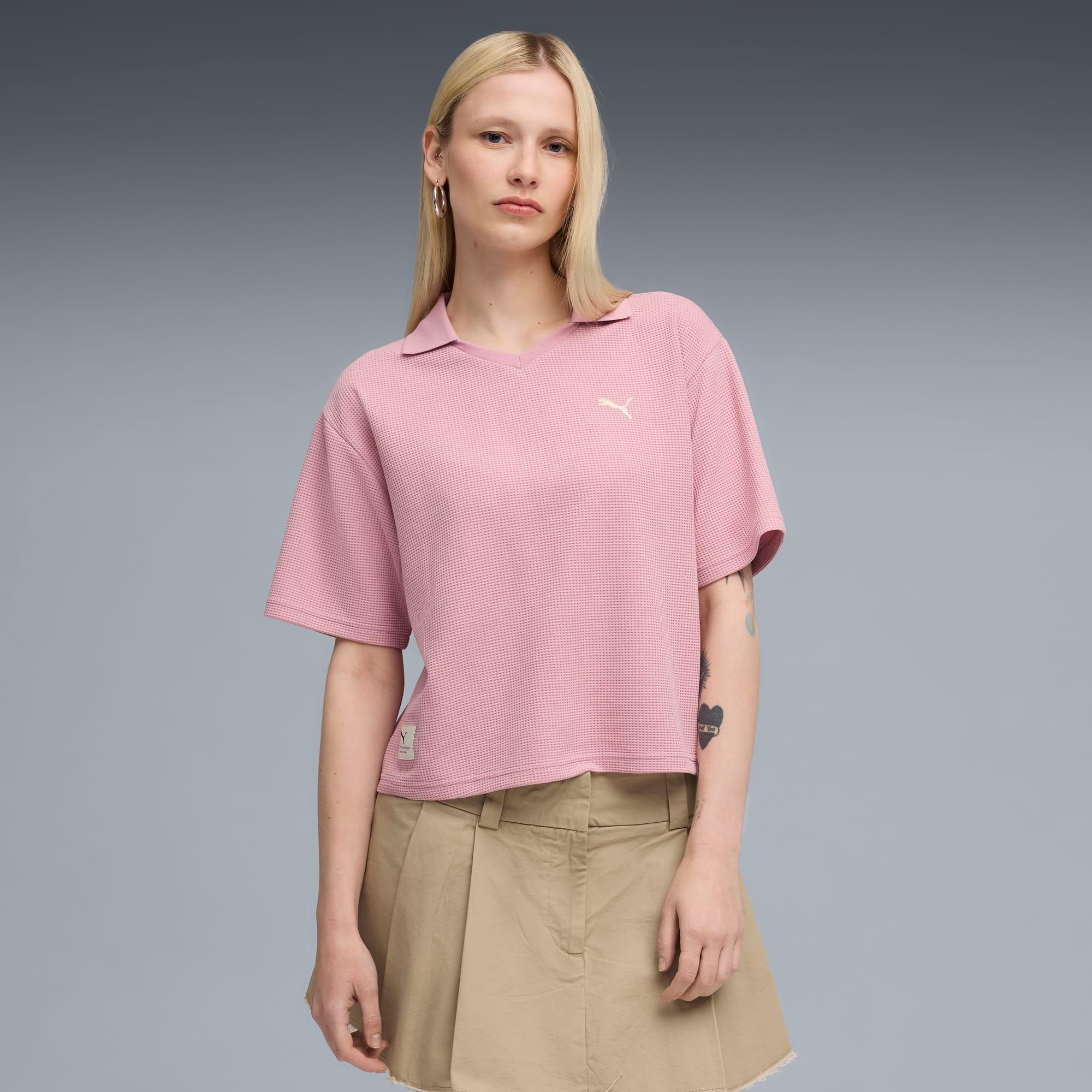 PUMA Class Relaxed Polo Tee Women Product Image