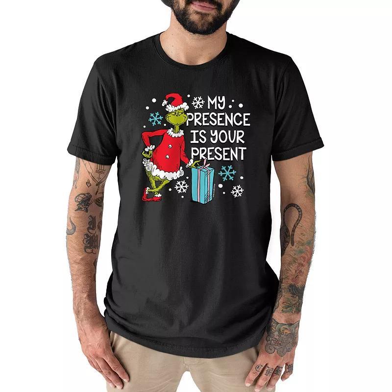 Men's Dr. Seuss Grinch My Presence Is Your Present Tee,  Product Image