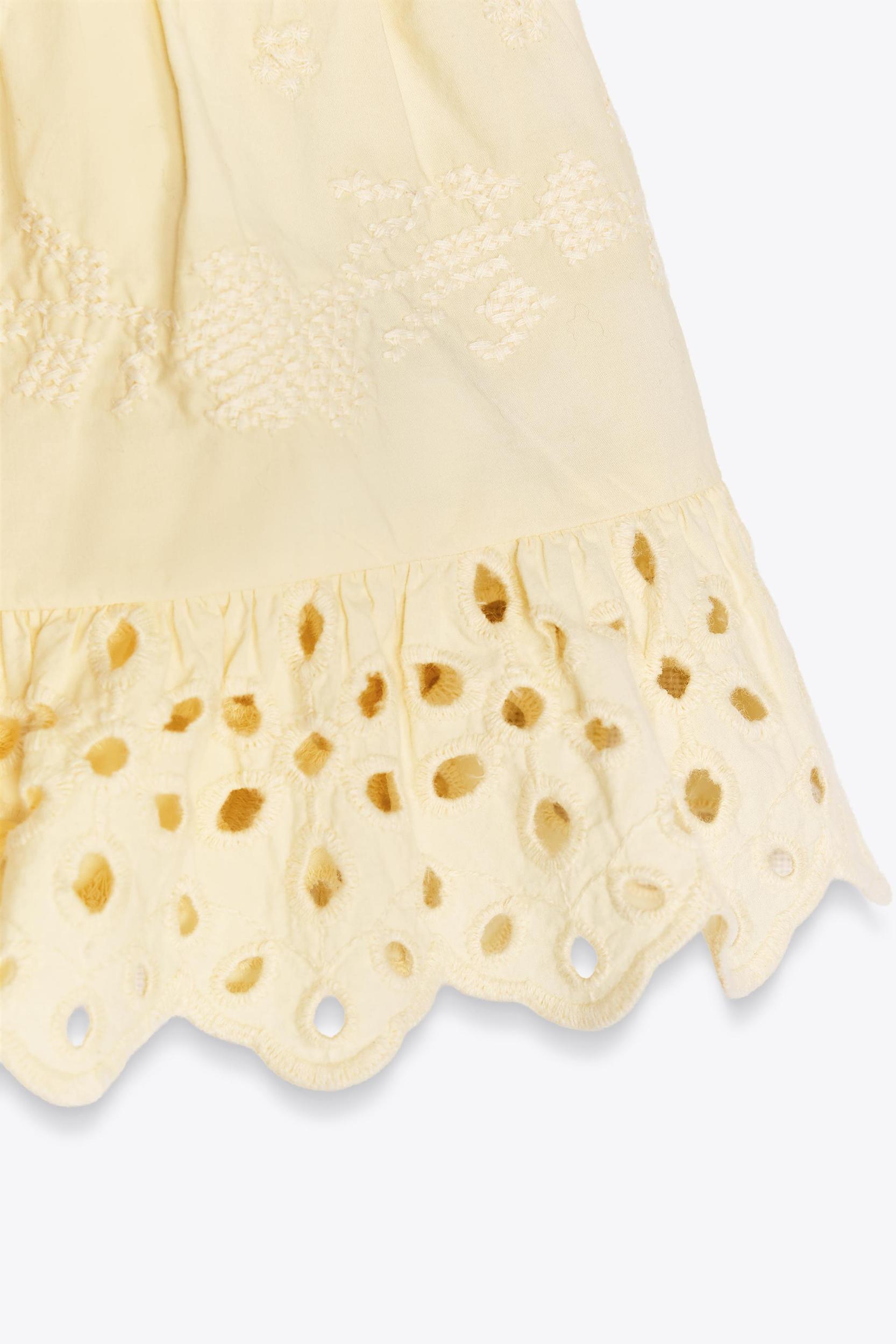 EMBROIDERED POPLIN TOP Product Image