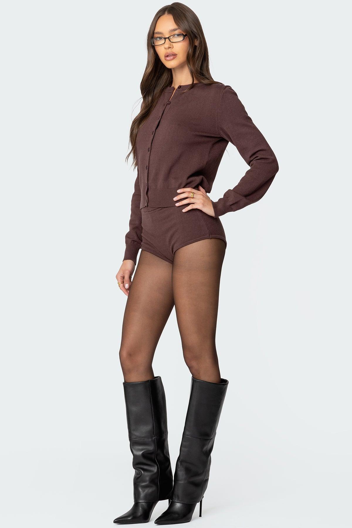 Ashlin Button Up Knit Cardigan Product Image