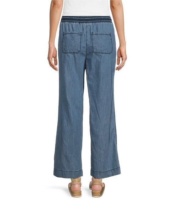 Westbound Smocked Waist Wide-Leg Linen Pants Product Image