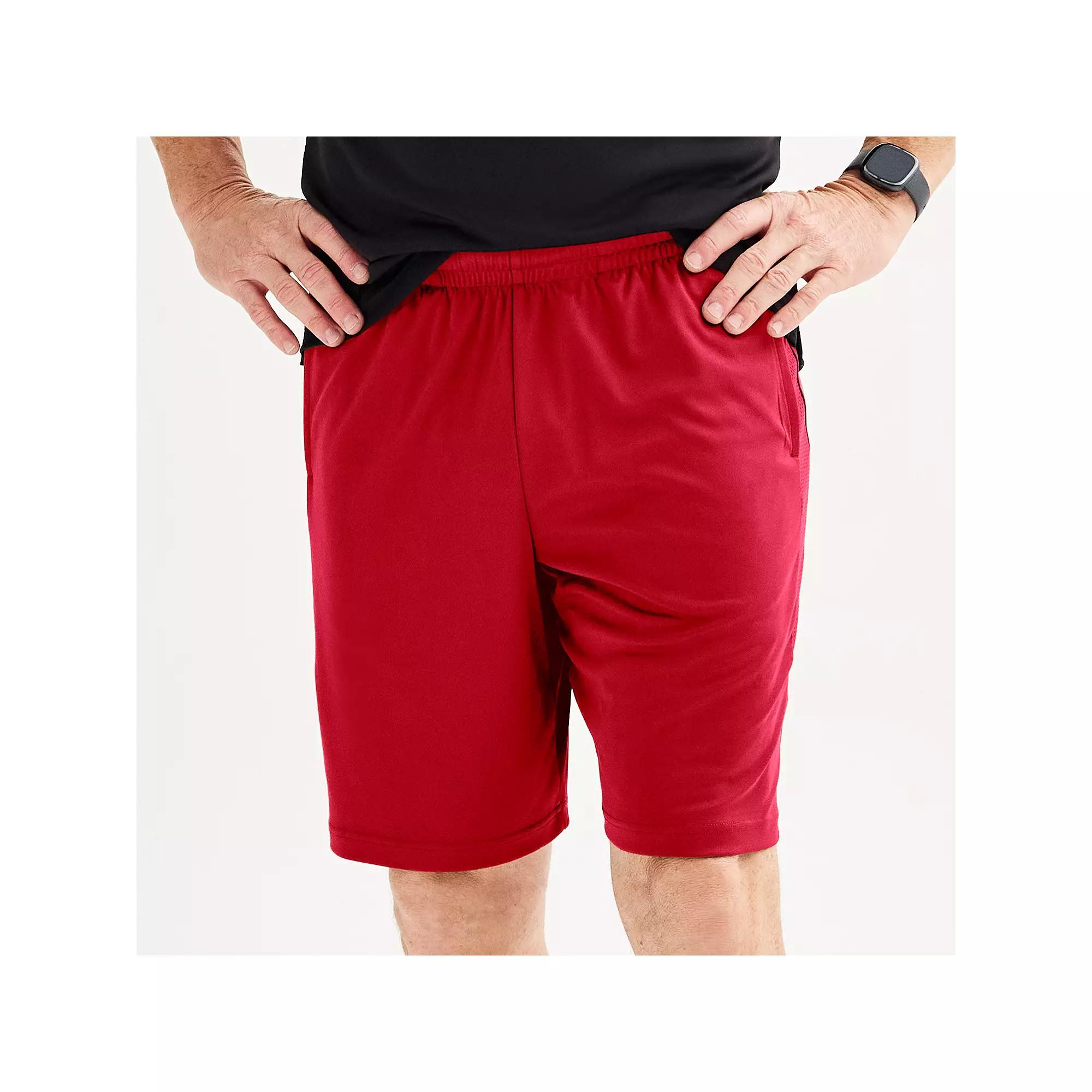 Men's Tek Gear® Dry Tek Shorts, Size: Medium, Black White Product Image
