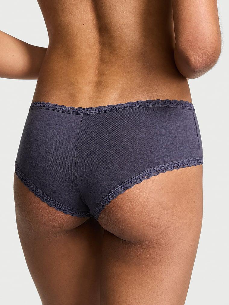 Cotton Lace-Waist Cheeky Panty Product Image