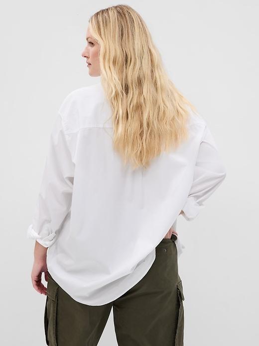 Organic Cotton Poplin Big Shirt Product Image