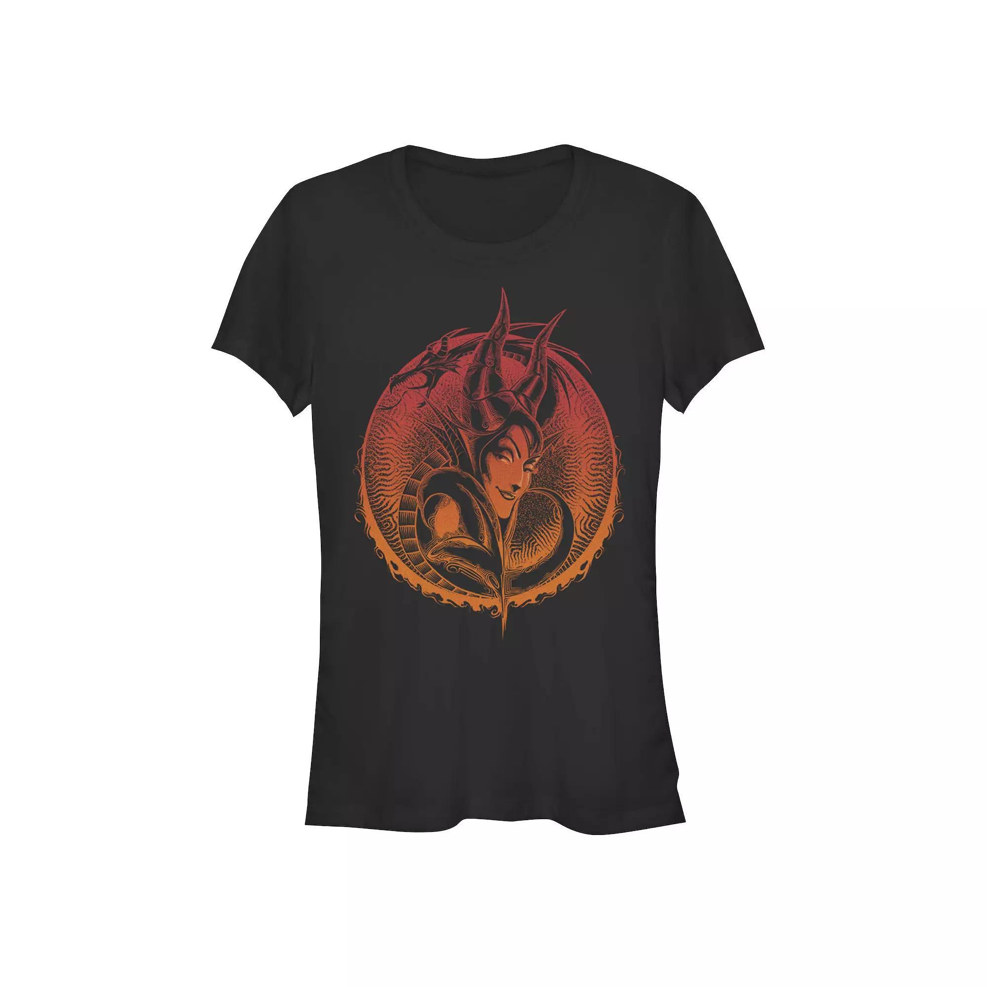 Disney's Sleeping Beauty Juniors' Maleficent Dragon Poster Graphic Tee, Girl's,  Product Image