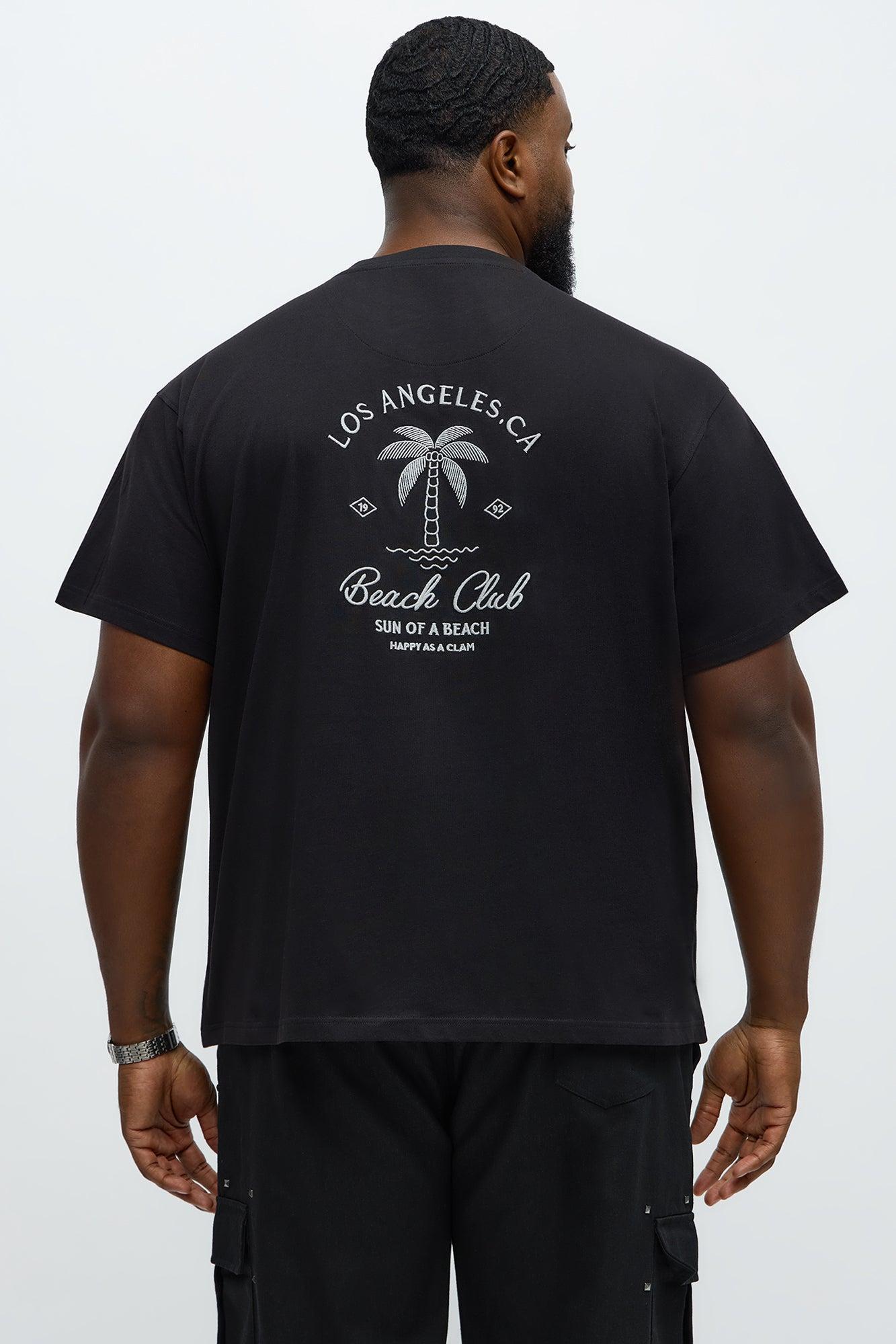 Sun Of A Beach Short Sleeve Tee - Black Male Product Image