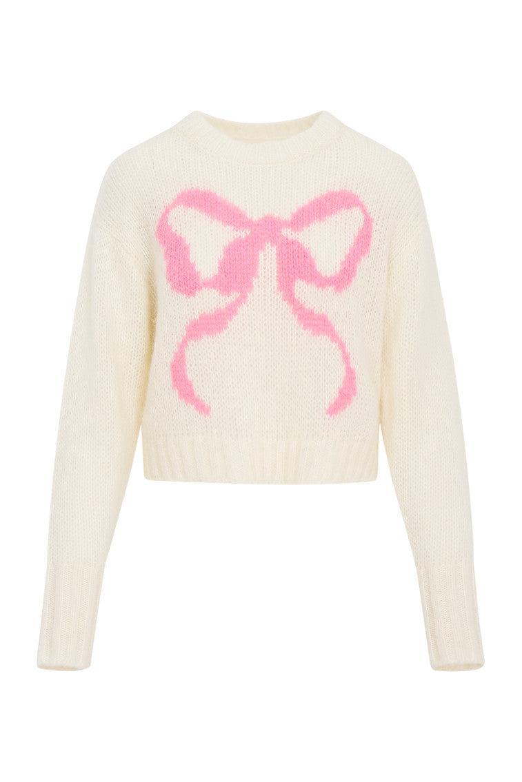 Jorah Alpaca-Blend Bow Pullover Product Image