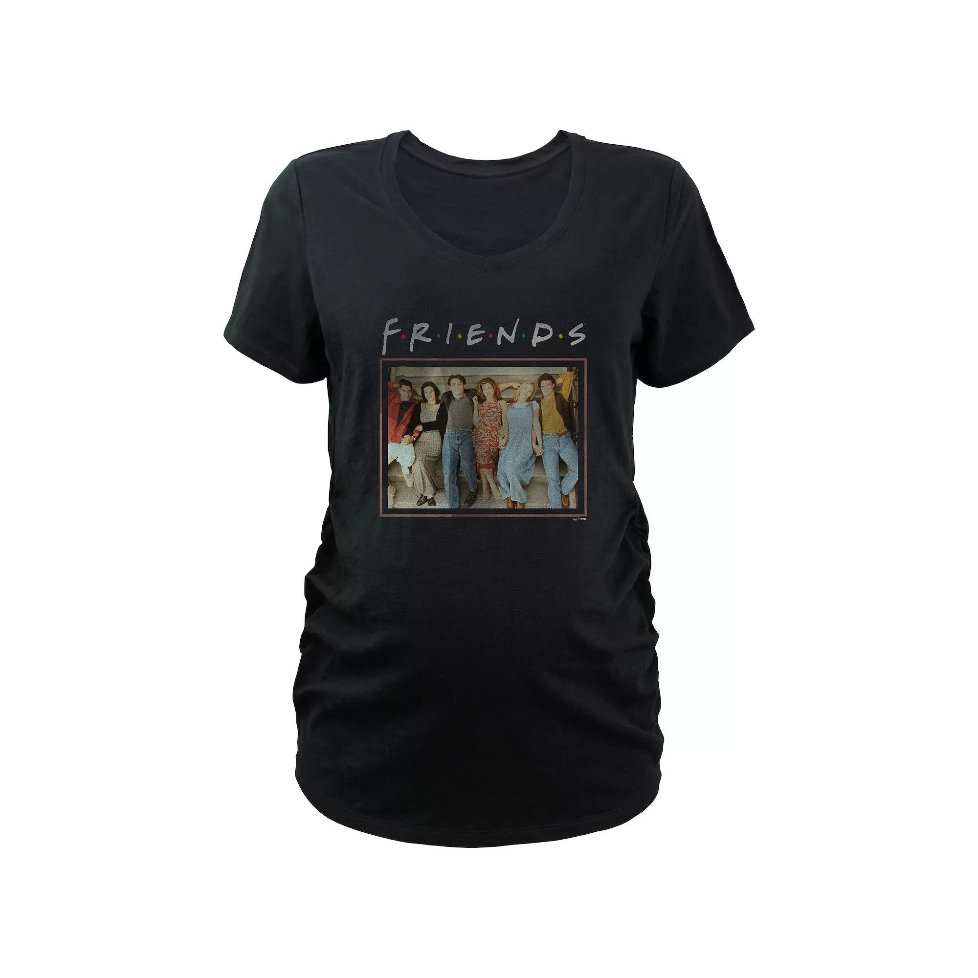 Maternity Friends Group Photo Graphic Tee, Women's,  Product Image