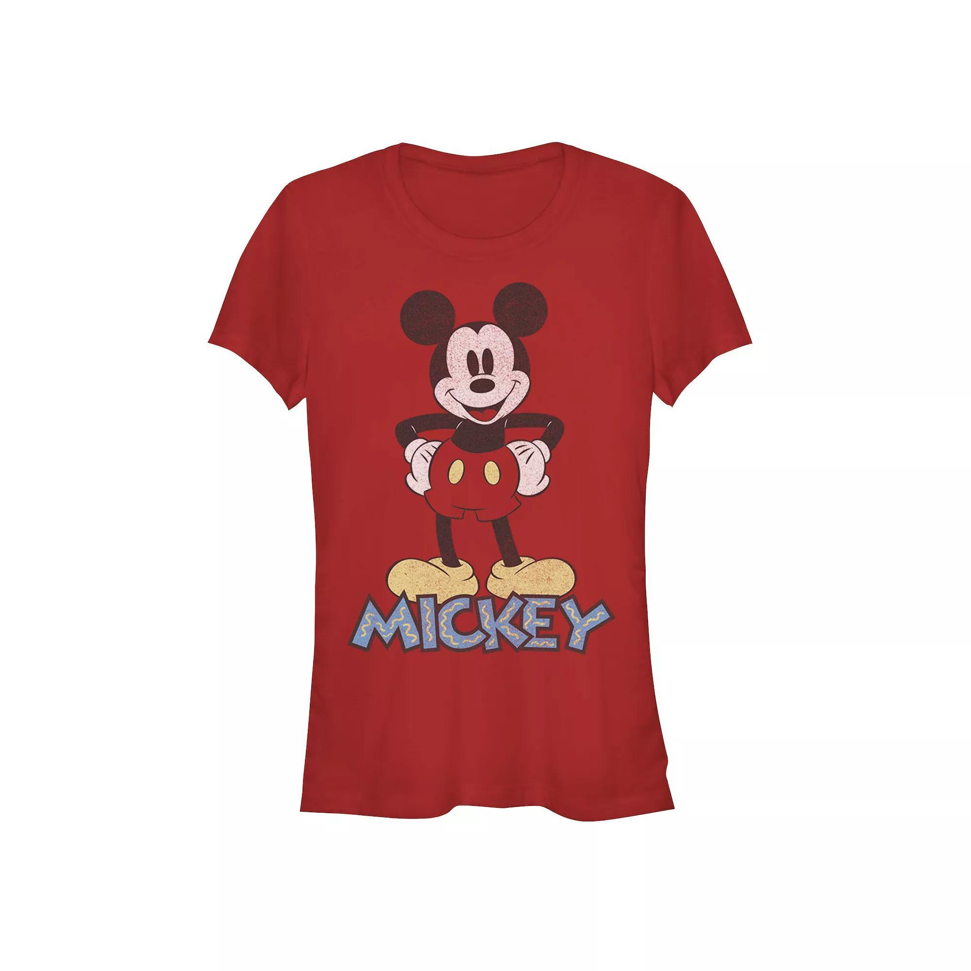 Disney's Mickey Mouse 90's Juniors' Graphic Tee, Girl's,  Product Image