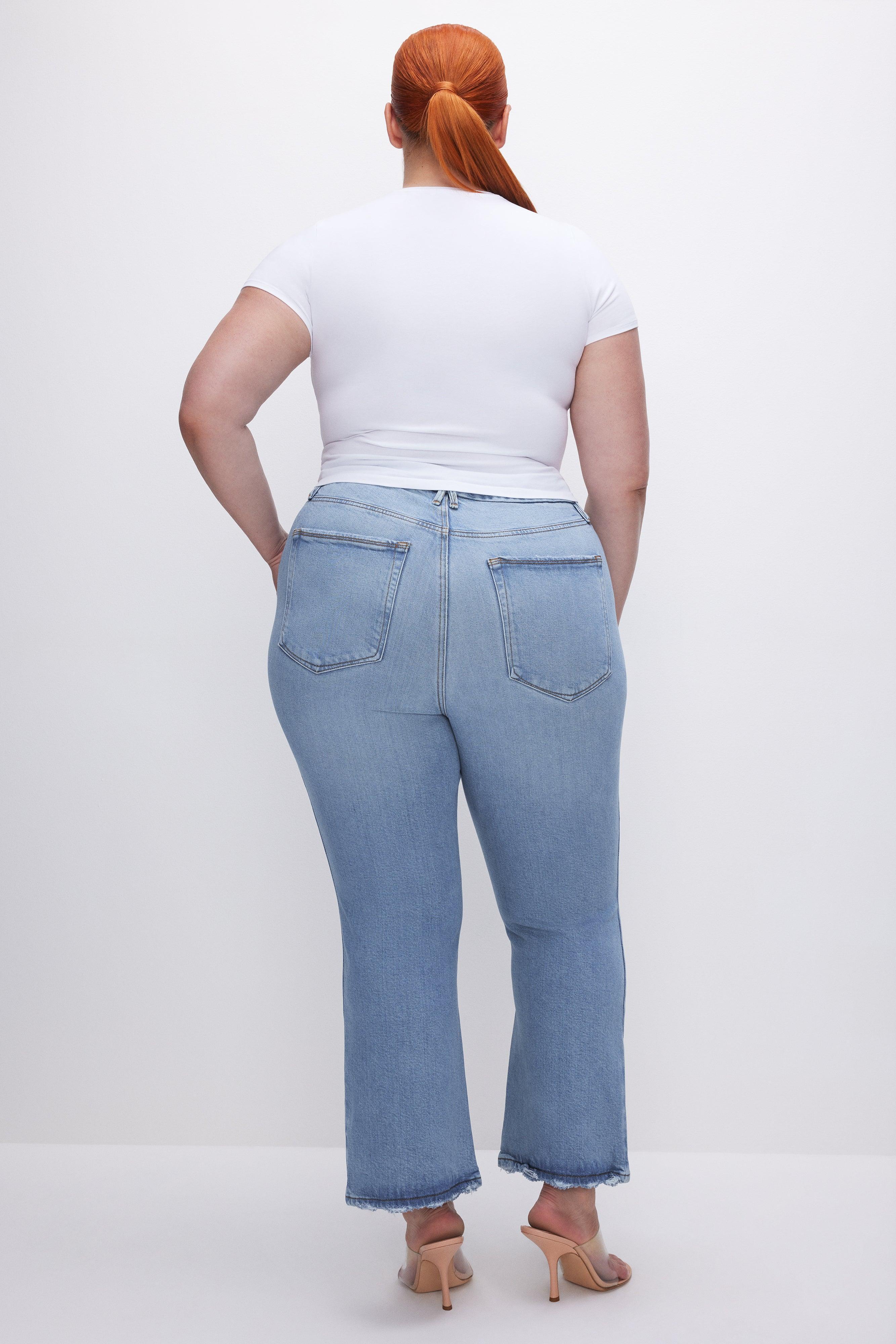 SOFT-TECH GOOD LEGS CROPPED MINI BOOT JEANS | INDIGO510 Product Image