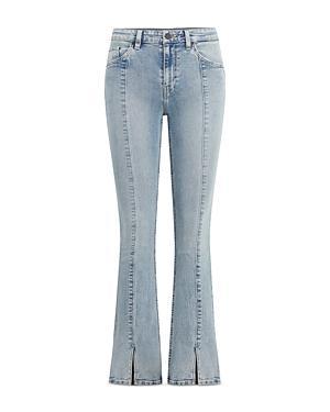 Womens Barbara High-Rise Vent Baby Bootcut Jeans Product Image