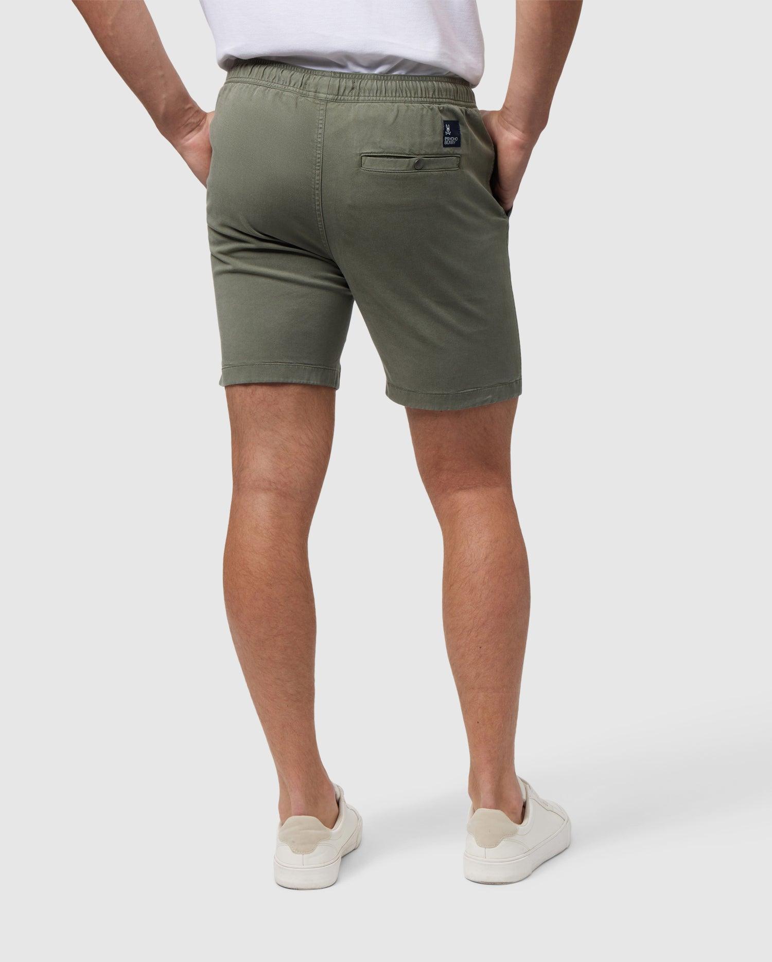 Mens Willis Stretch Tencel Short 342 AGAVE GREEN / XS Product Image