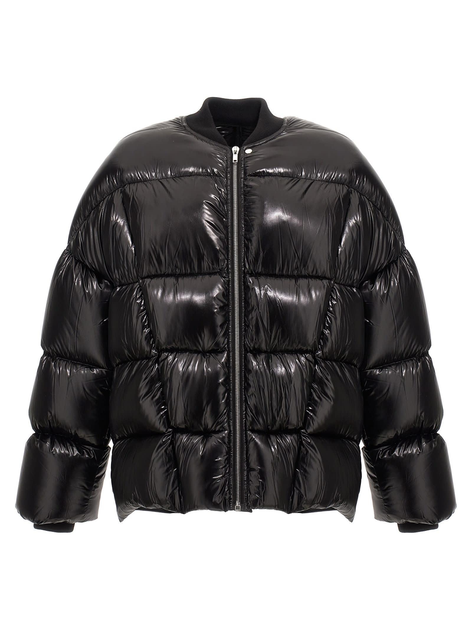 RICK OWENS Flight Down Jacket In Black Product Image