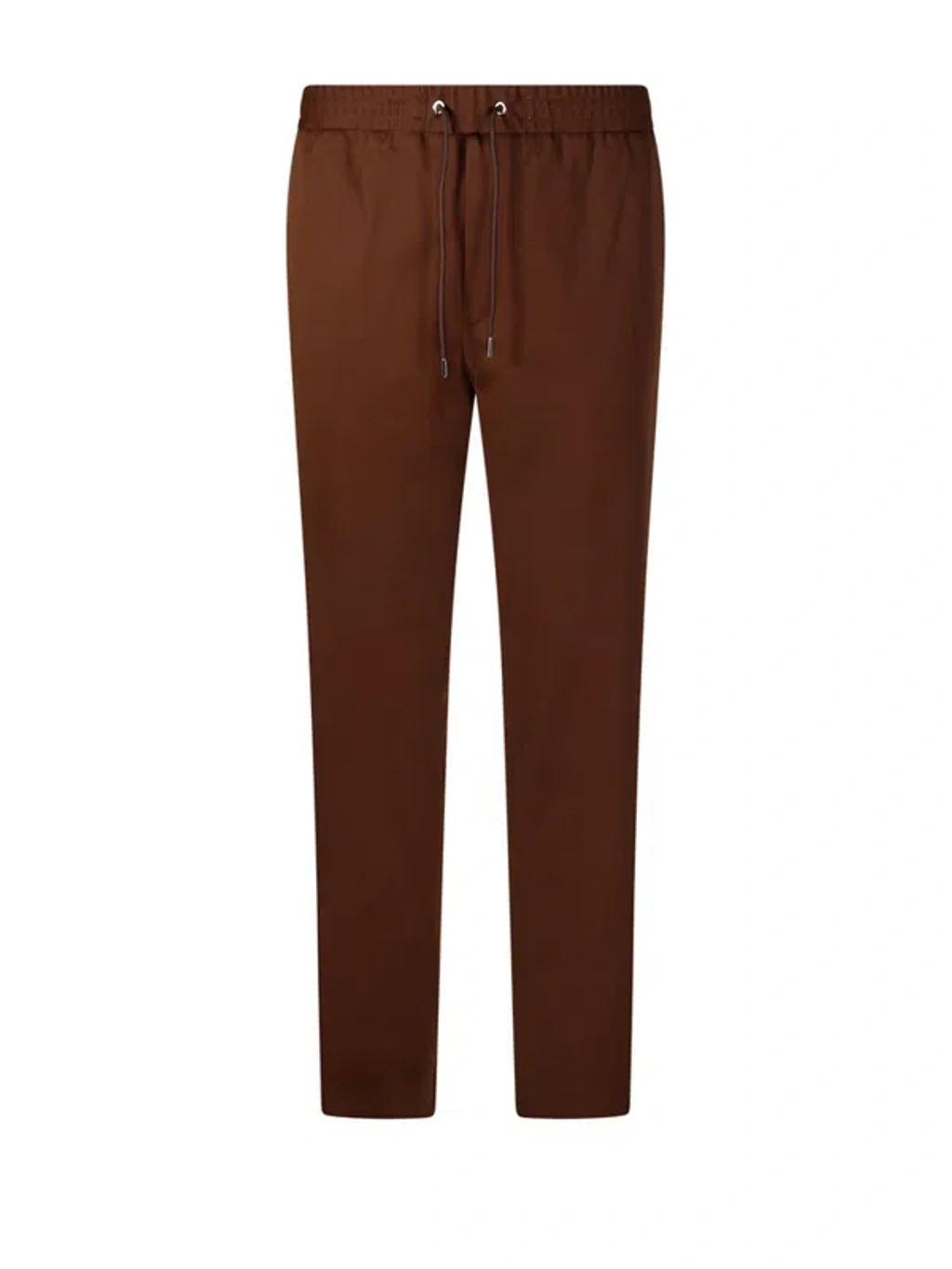 MONCLER Logo Track Pants In Brown Product Image