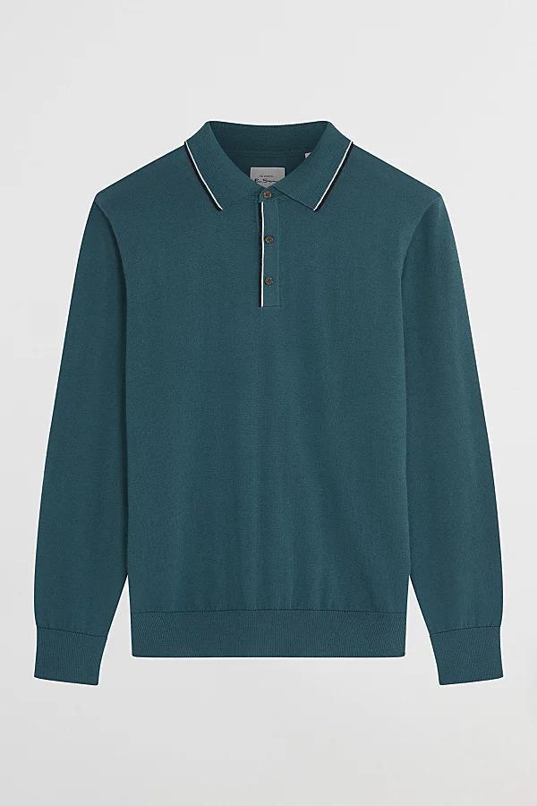 Ben Sherman Tipped Merino Polo Top Mens at Urban Outfitters Product Image