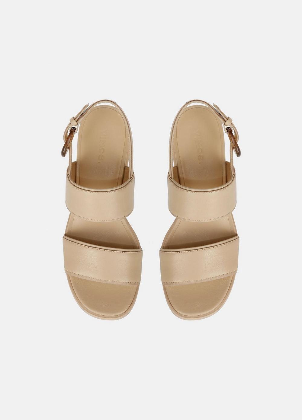 Roma Leather Wedge Sandal Product Image