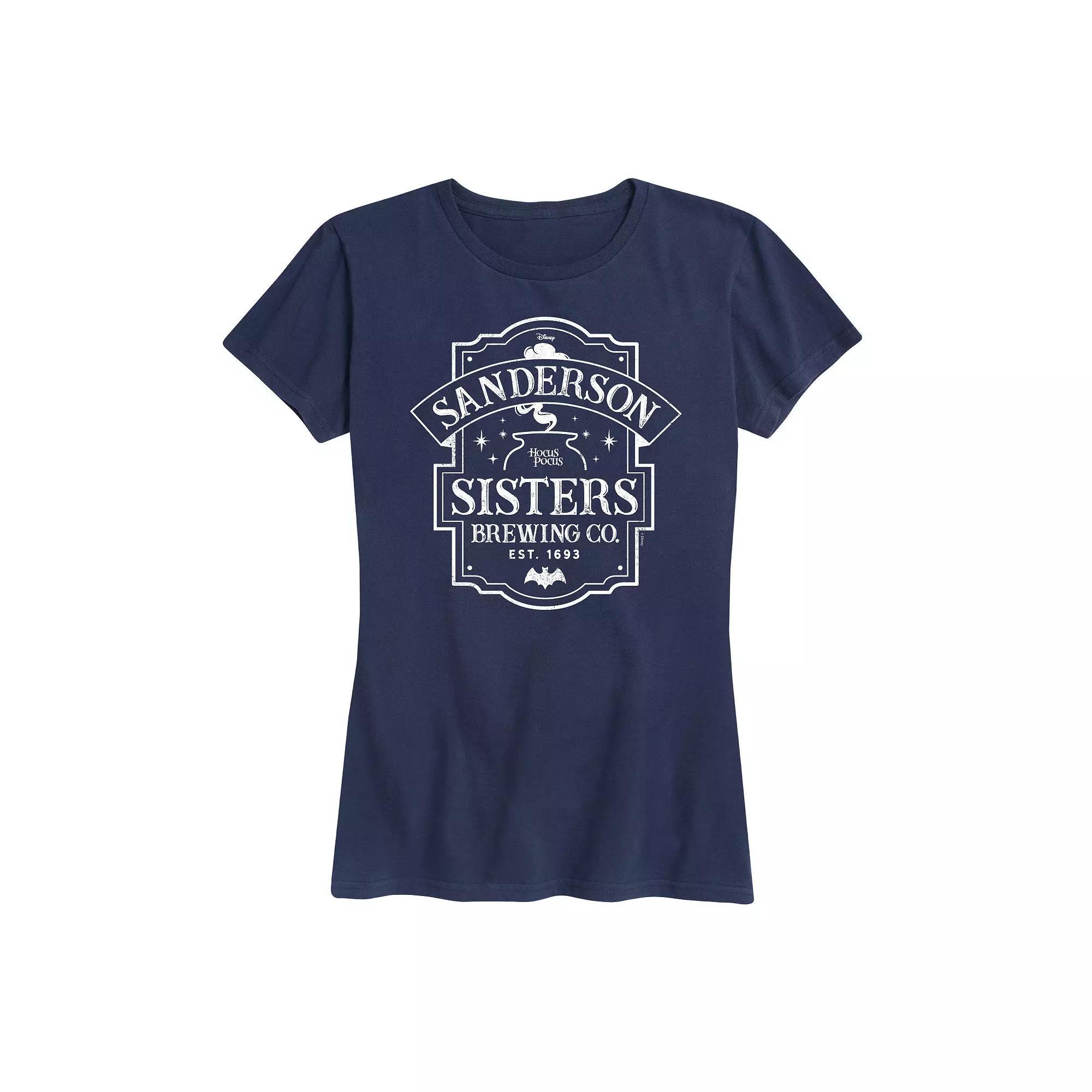 Disney's Hocus Pocus Women's Sanderson Sign Graphic Tee, Girl's,  Product Image