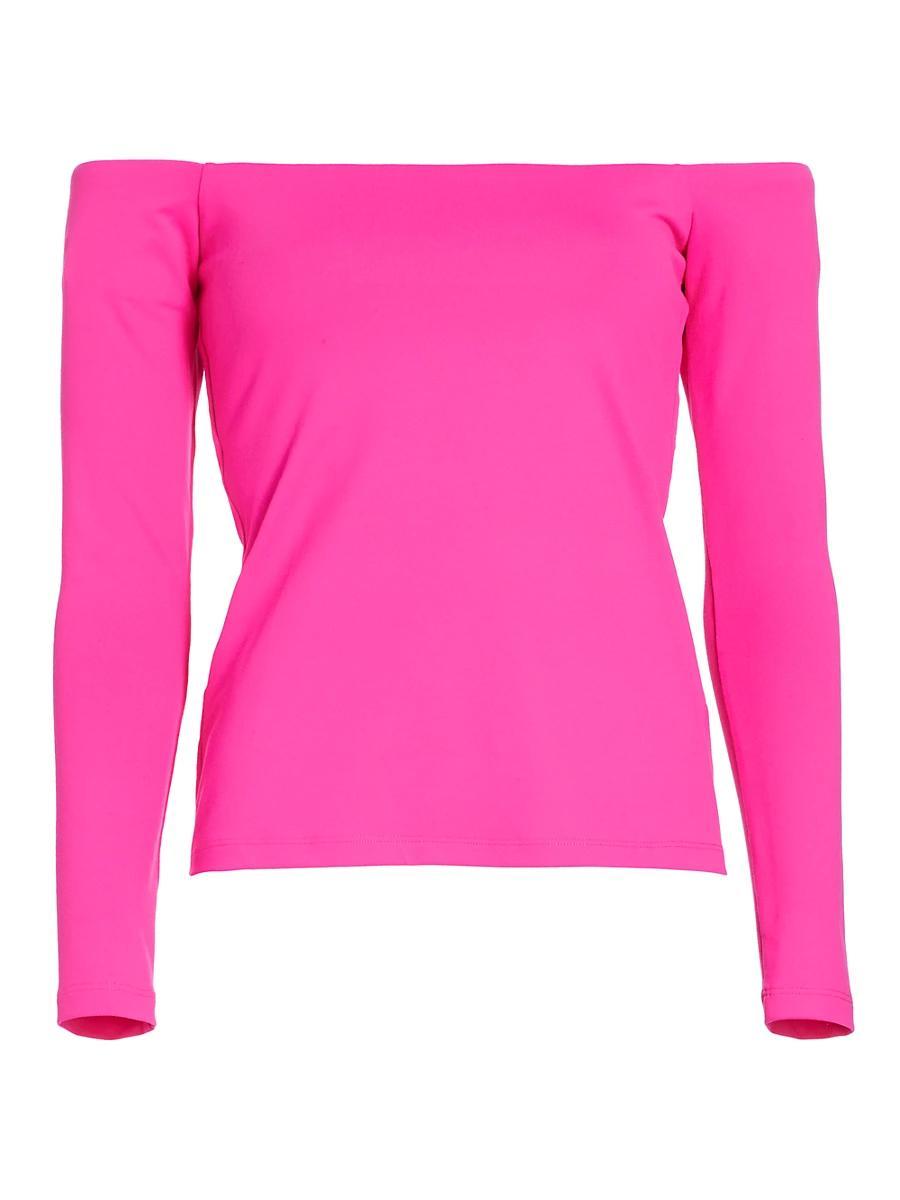 Womens Jersey Off-the-Shoulder Top Product Image