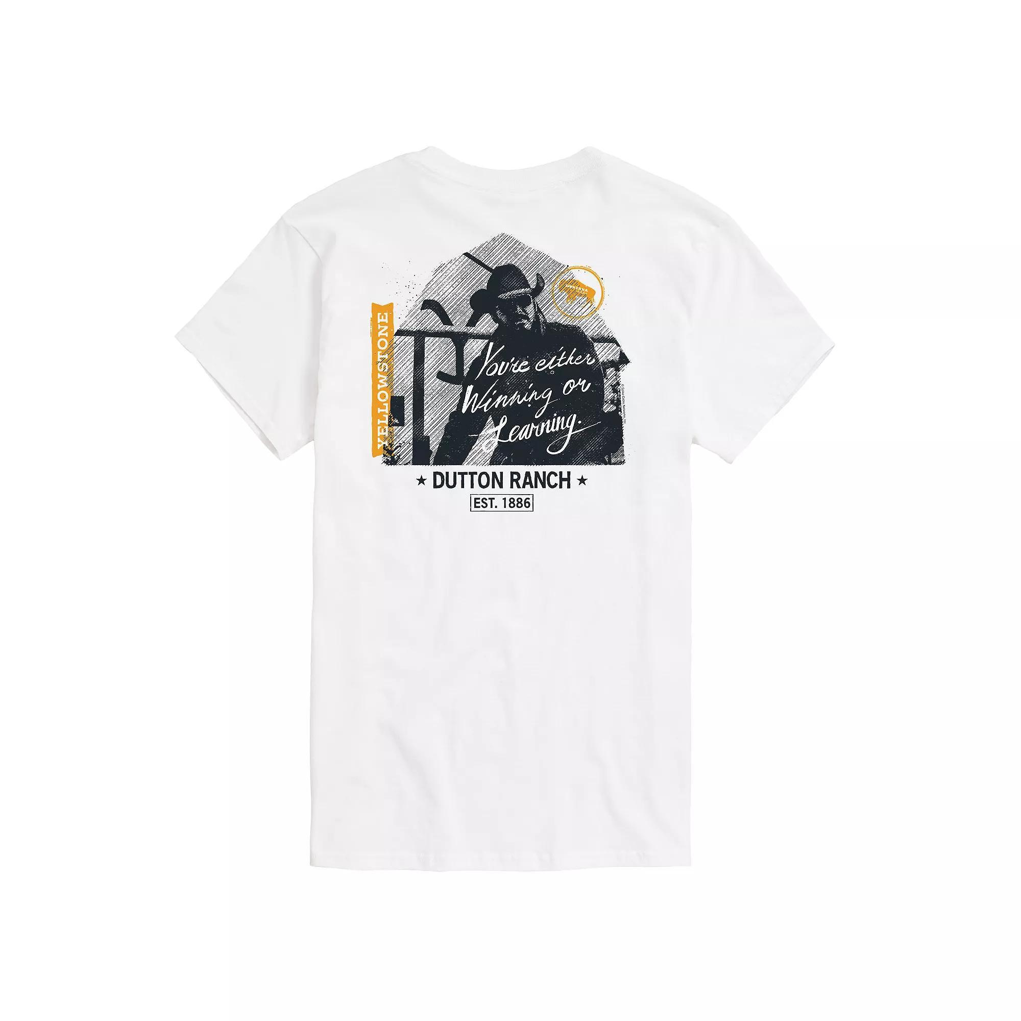 Big & Tall Yellowstone Winning or Learning Graphic Tee, Men's,  Product Image