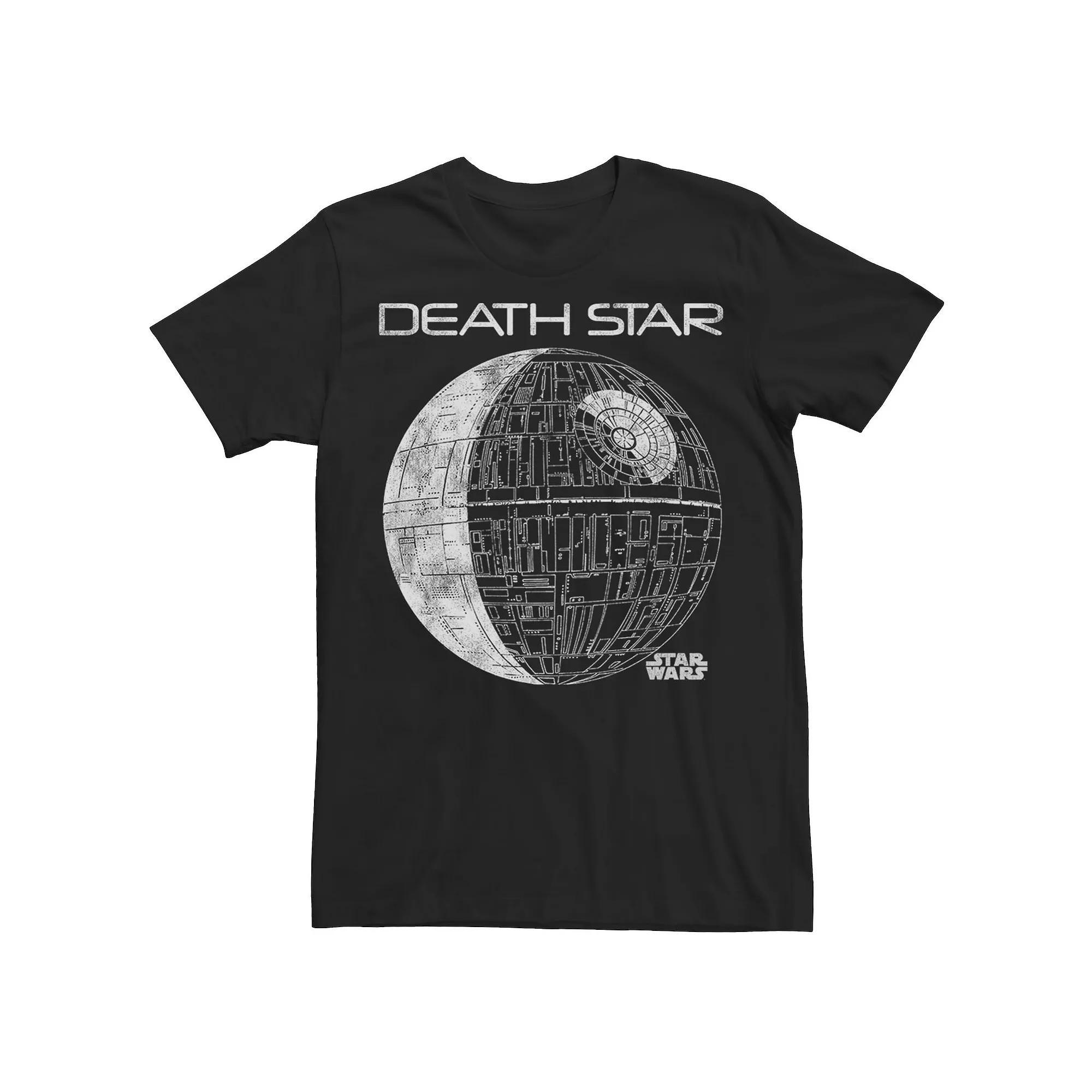 Men's Star Wars Death Star Line Art Graphic Tee,  Product Image