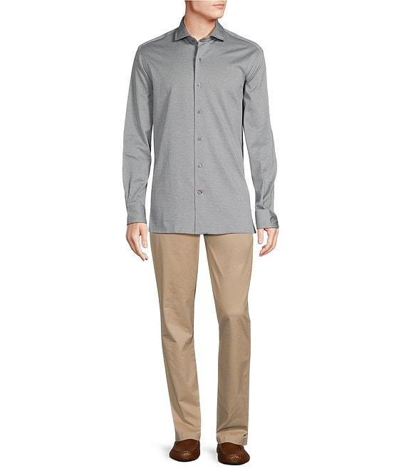 Cremieux Blue Label Print Jacquard Long Sleeve Woven Shirt Product Image