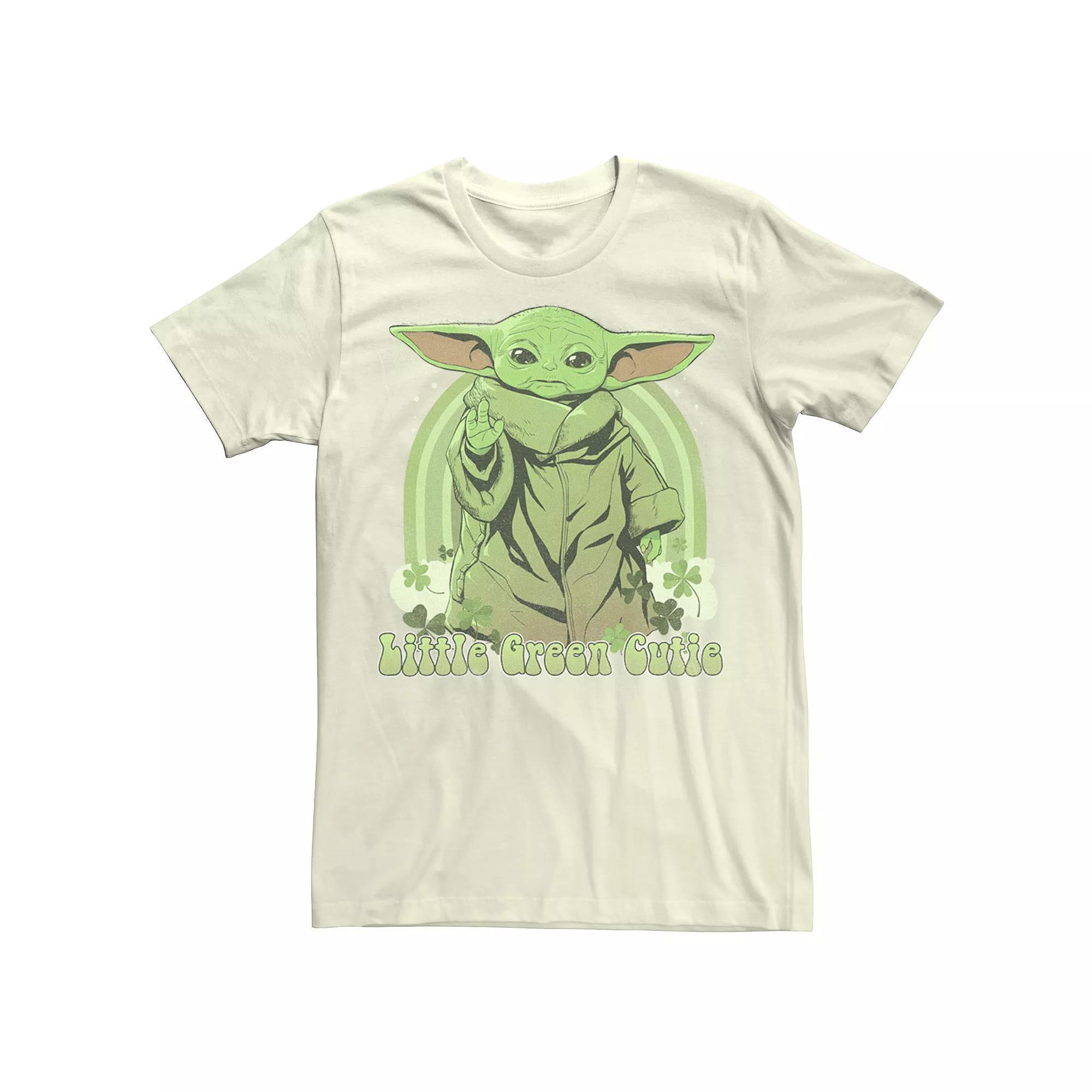 Men's Star Wars The Mandalorian Little Green Guy Tee,  Product Image