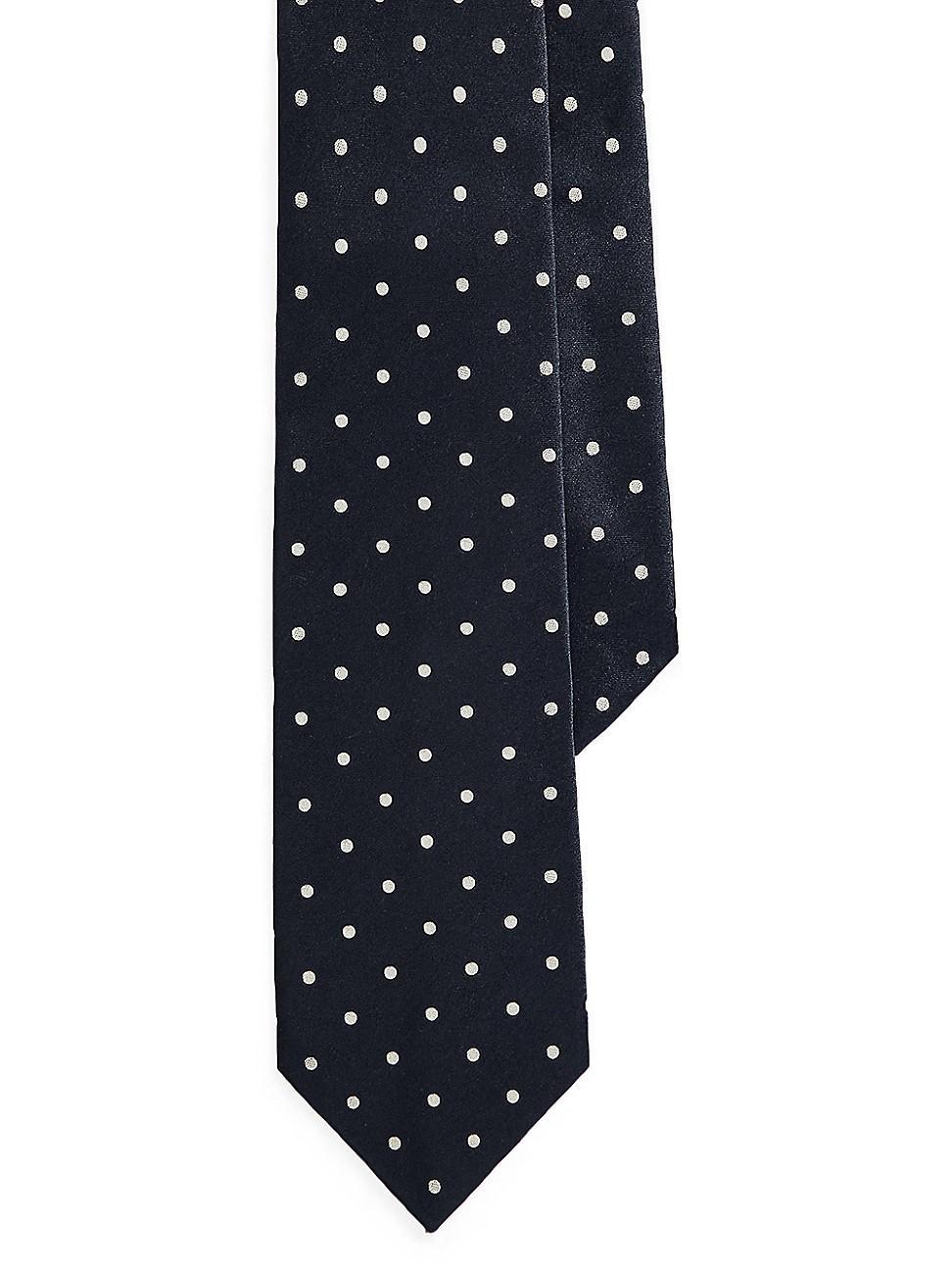 Men's Dotted Satin Tie Product Image