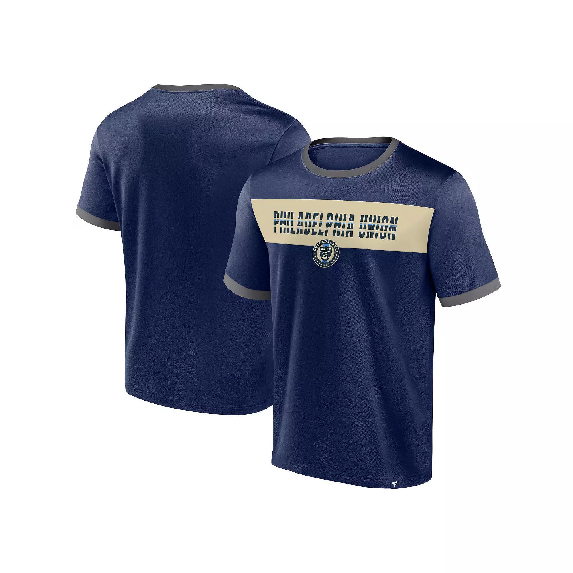 Men's Fanatics Branded Navy Philadelphia Union Advantages T-Shirt,  Product Image