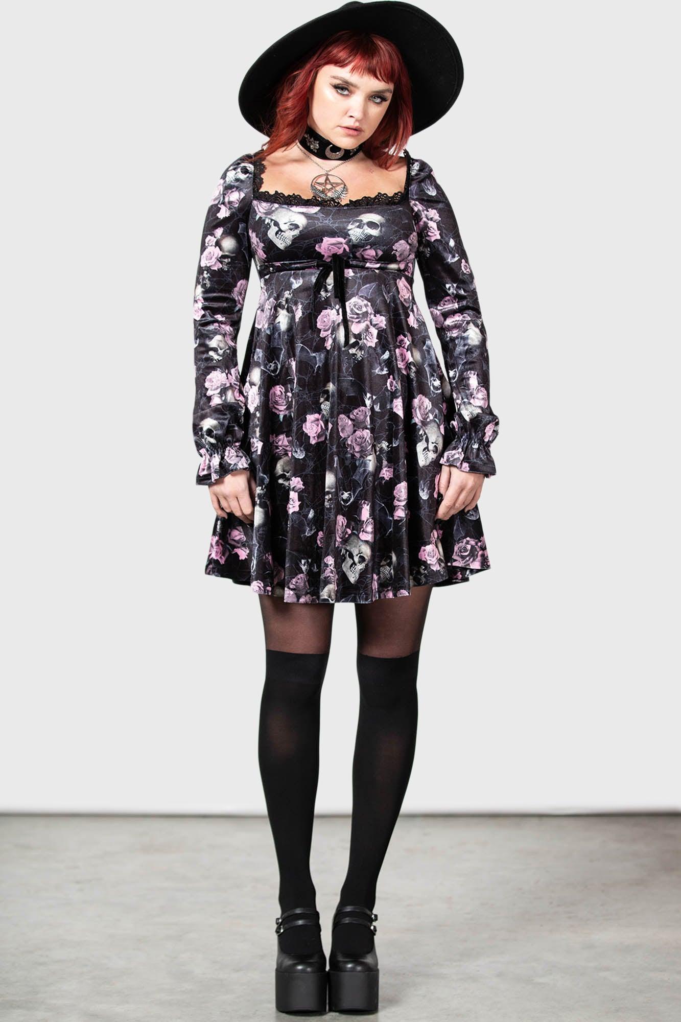 Imperia Long Sleeve Dress [BLACK/PINK] Female Product Image