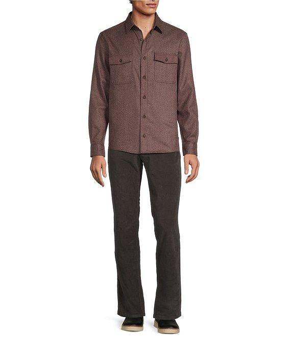 Rowm Long Sleeve 2 Pocket Jaspe Textured Button-Down Sport Shirt Product Image