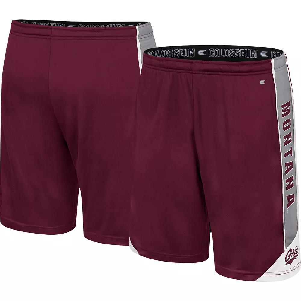 Men's Colosseum Maroon Montana Grizzlies Haller Shorts, Size: Medium, Mon Red Product Image