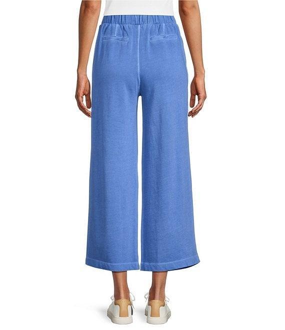 Westbound Petite Size Pull-On Cropped Drawstring Terry Pants Product Image