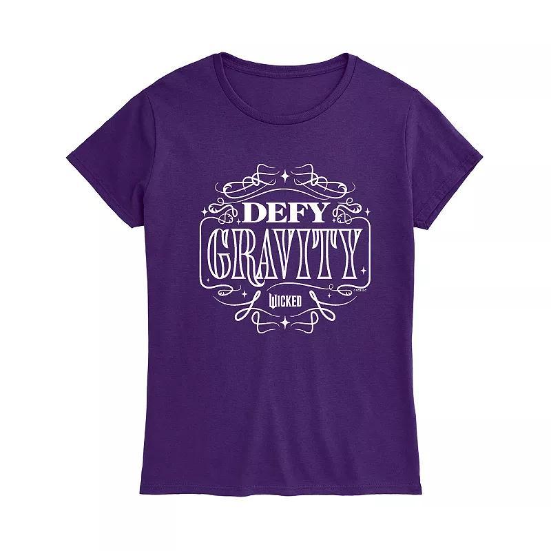 Women's Wicked Defy Gravity Tee, Size: XXL, Purple Product Image