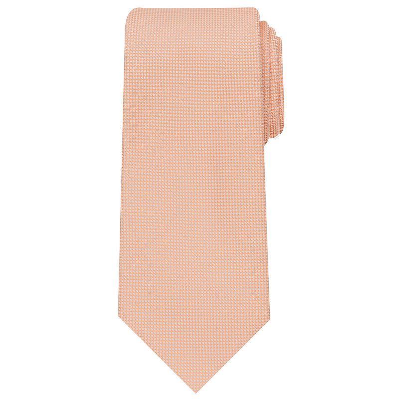 Mens Bespoke Solid Tie, Orange Oxford Product Image