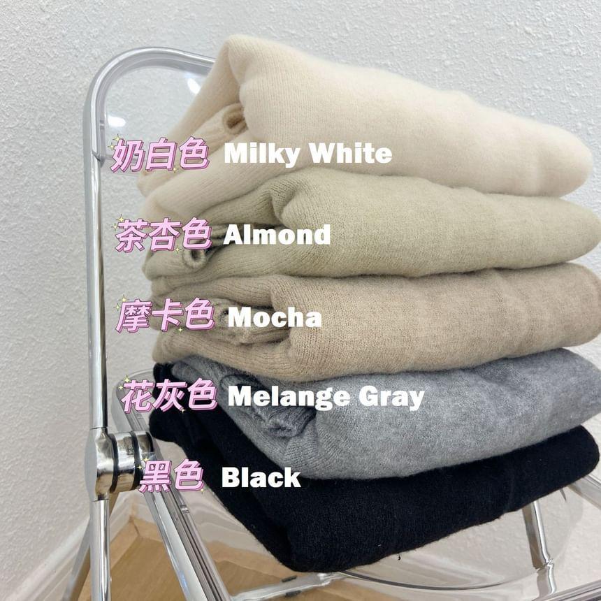 Plain Open Front Cardigan Product Image