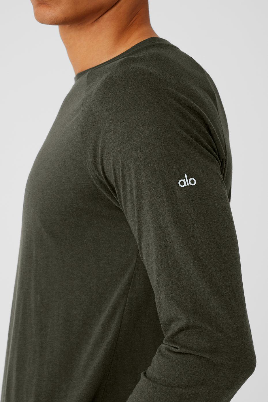 Triumph Long Sleeve Tee - Stealth Green Male Product Image