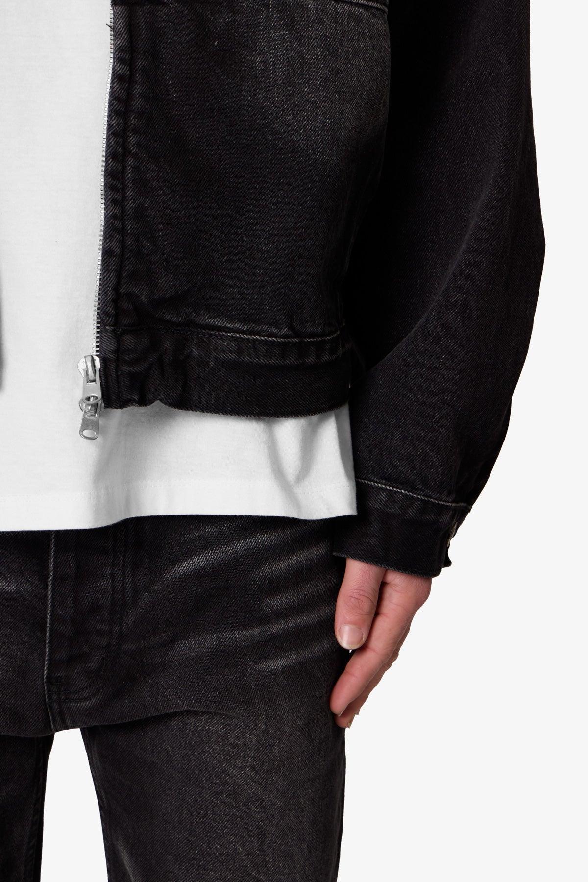 Denim Chore Coat - Washed Black Product Image