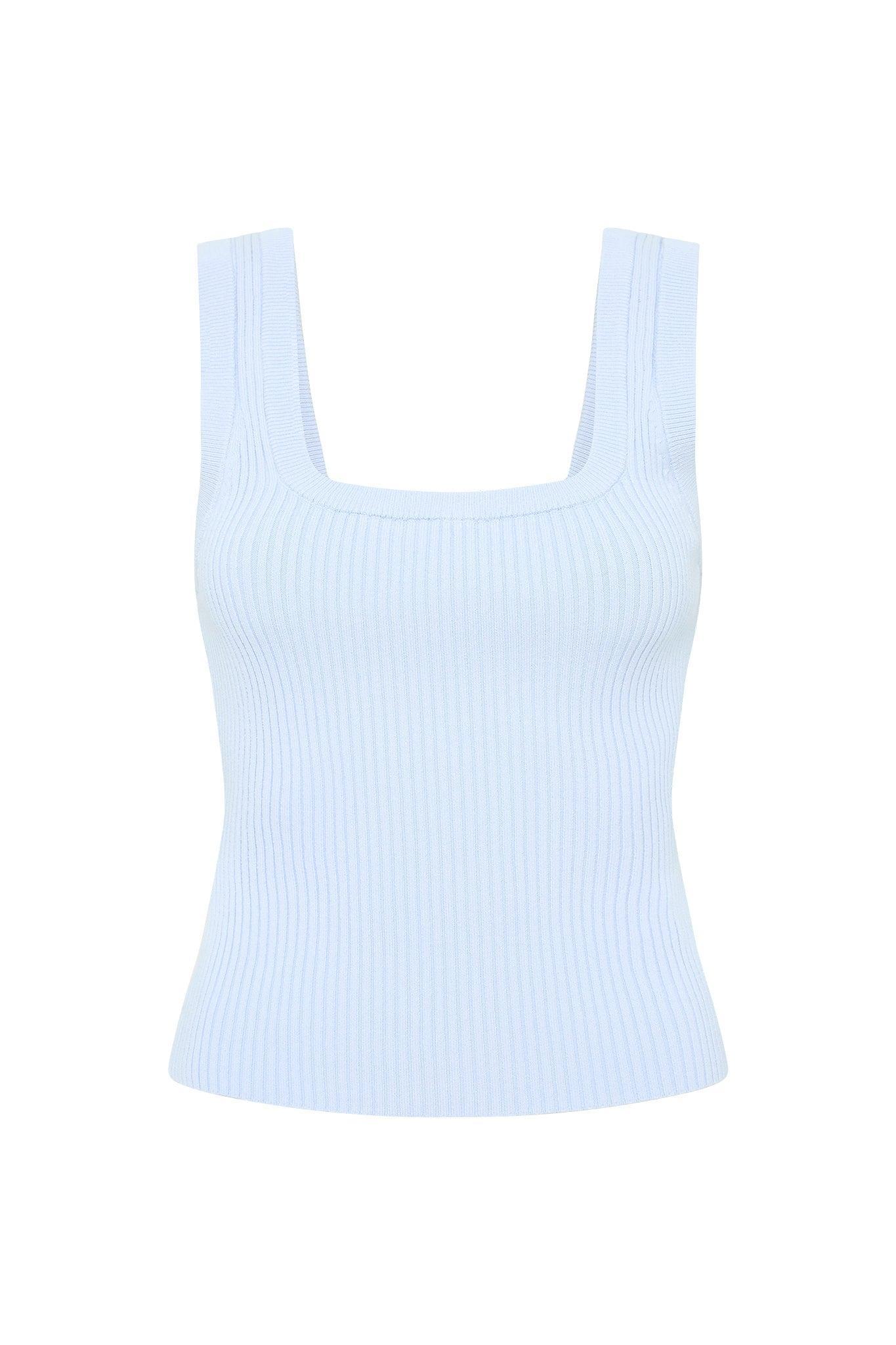 Bronte Scoop Neck Rib Tank Product Image