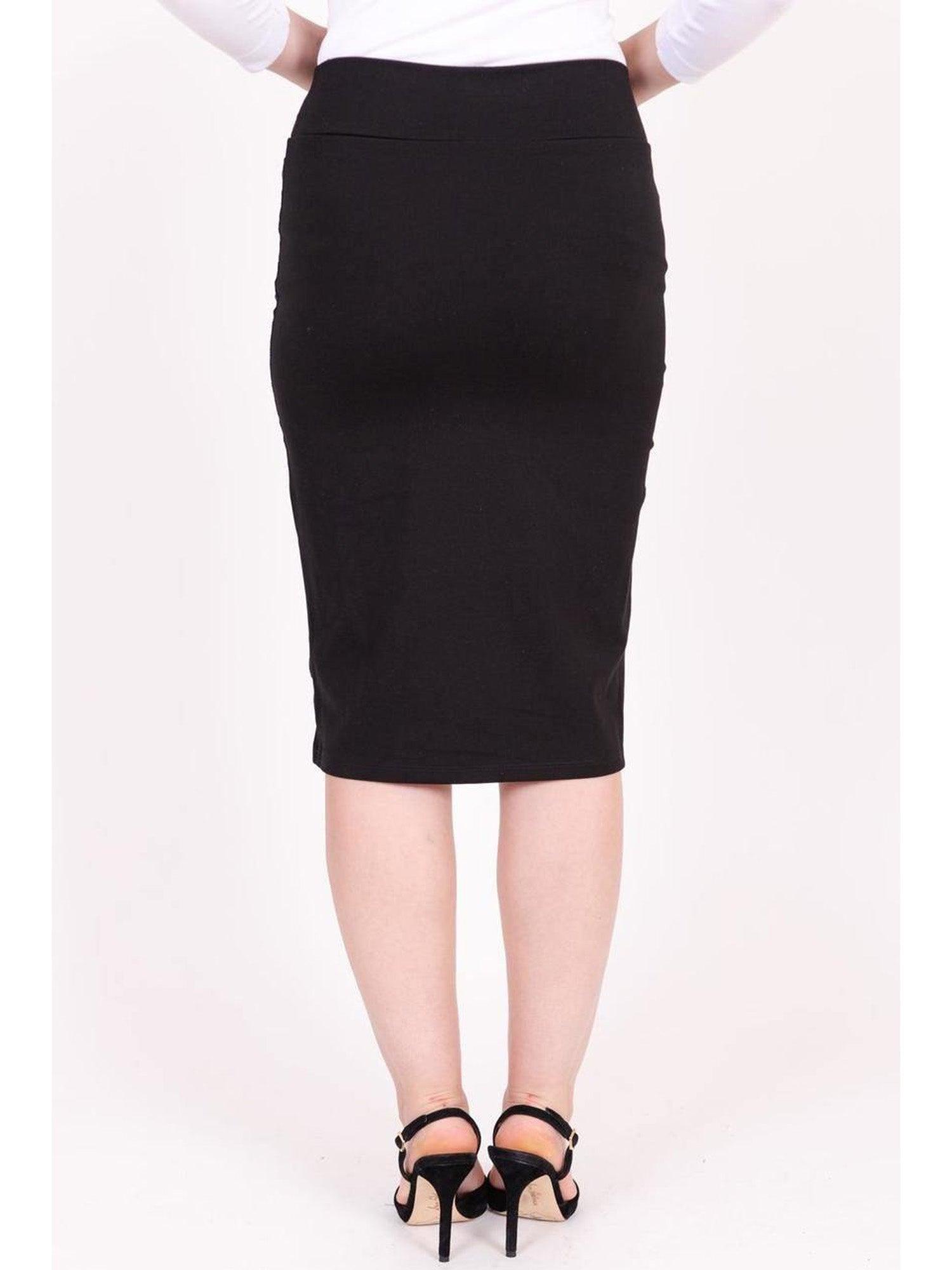 KMW Velvet Color Block Skirt Product Image