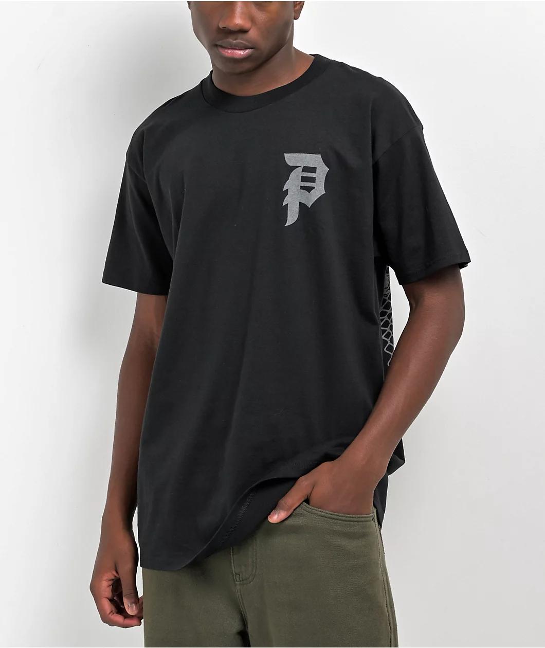 Primitive Warning Black T-Shirt Product Image