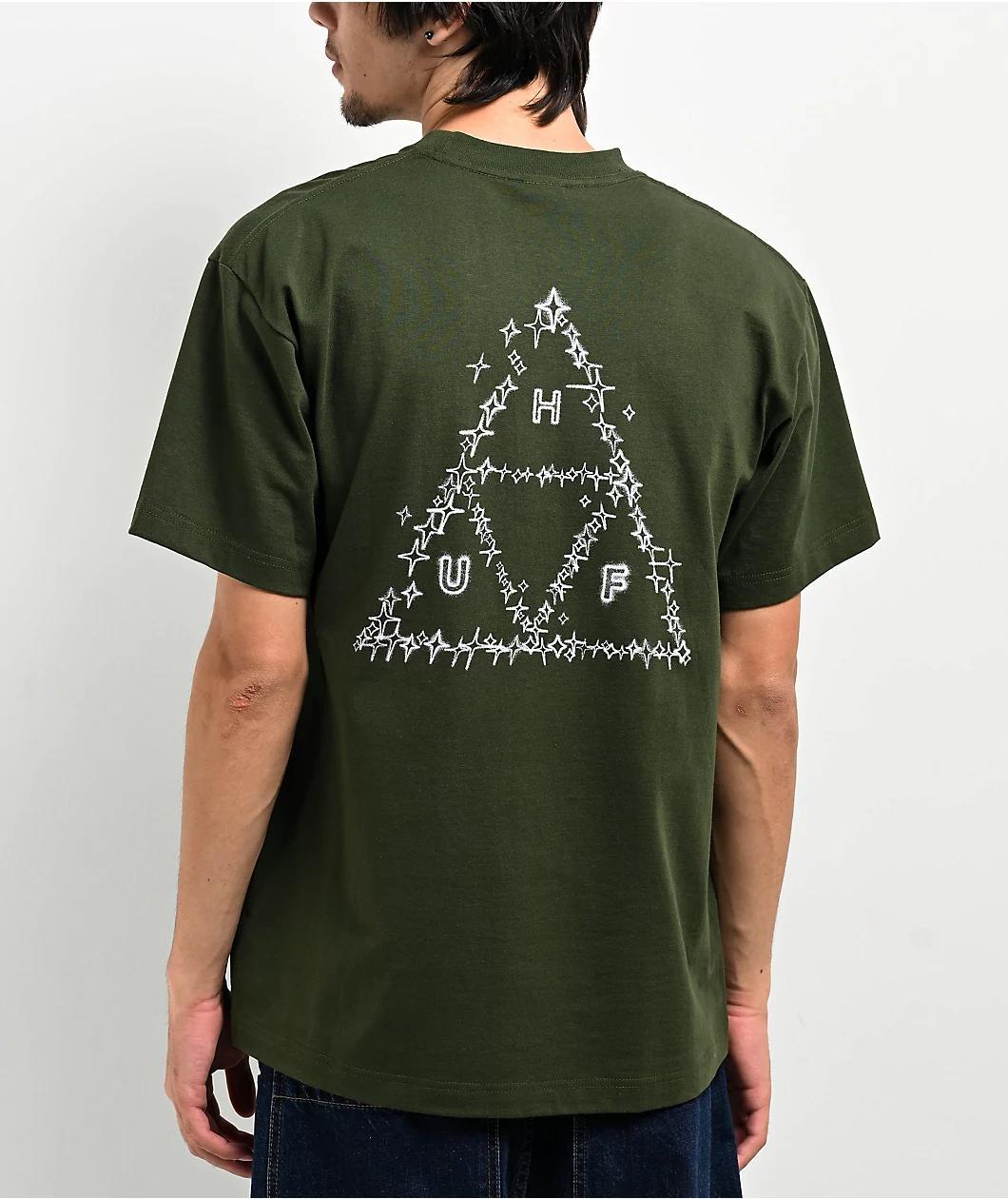 HUF Gleam Hunter Green T-Shirt Product Image